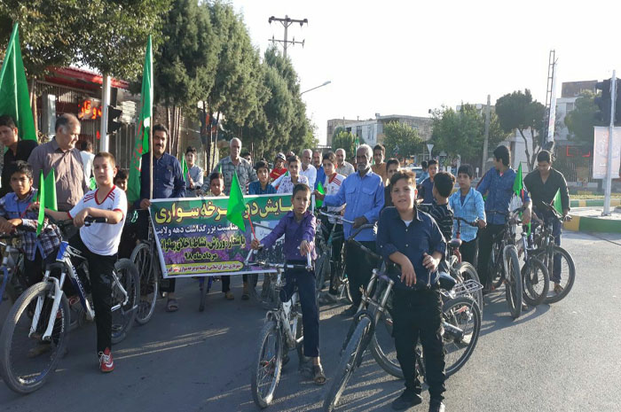 اداره ورزش و جوانان نجف آباد - برگزاری همایش دوچرخه سواری شهر کهریزسنگ::.